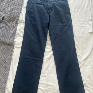 GAP Men's Deep Blue Chinos 33x32